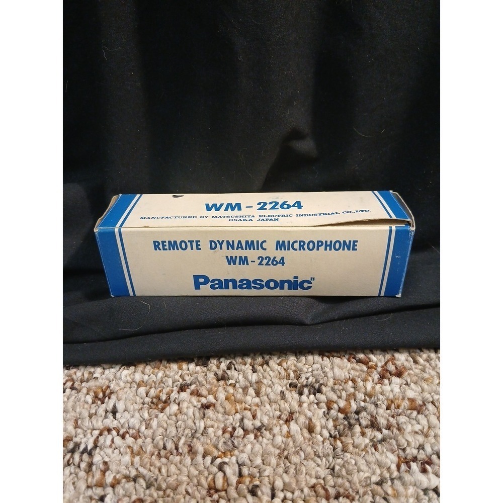 Vintage Panasonic WM-2264 Remote‎ Dynamic Microphone !!